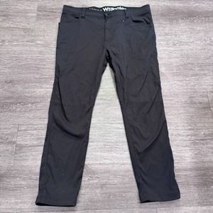 Wrangler Pants Mens 40 Black All‎ Terrain Gear 40x30 Outdoor Hiking Zip Gorpcore